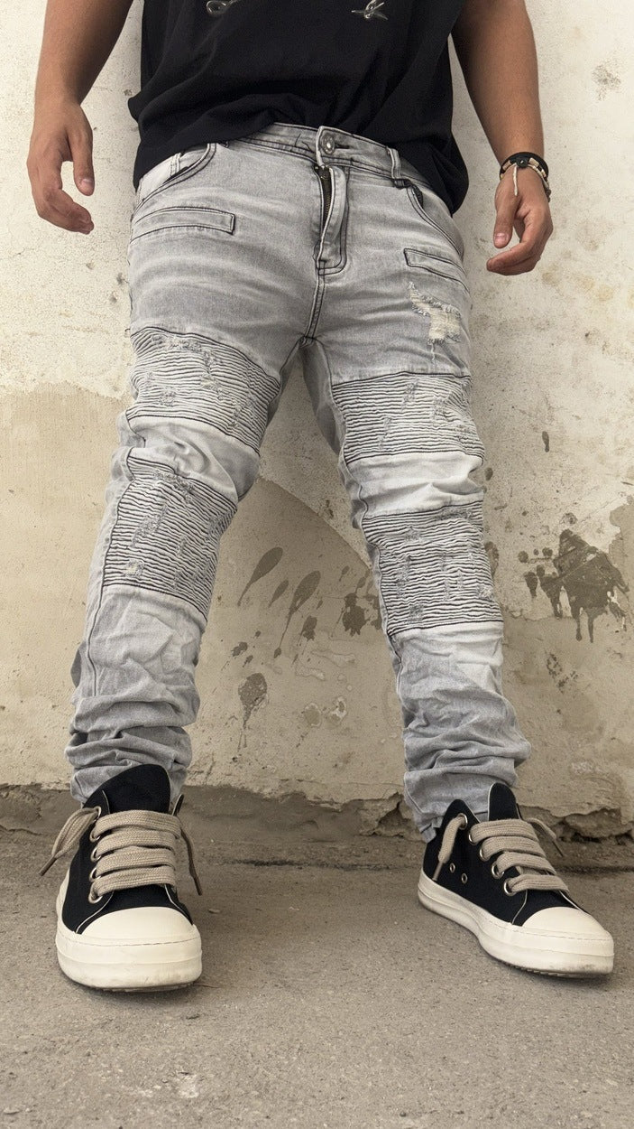 JEANS BIKER GREY RowedStore