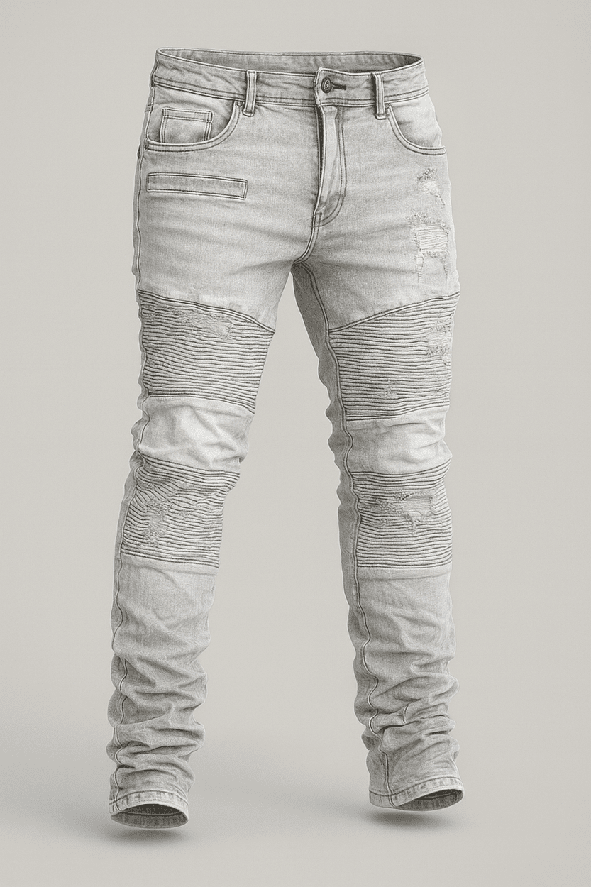 JEANS BIKER GREY RowedStore
